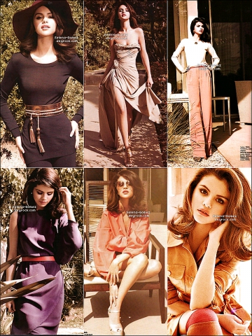 Selena posant pour ELLE