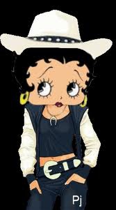 cow boy betty boop