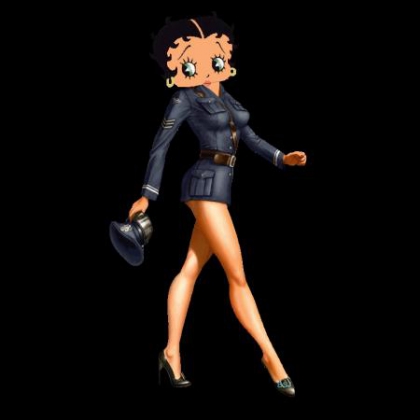 betty boop policiere