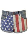 les shorts  non symetriques imprim drapeau USA - photo 3