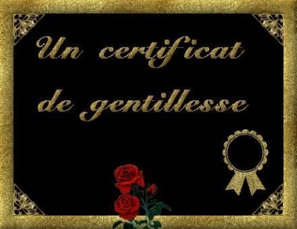 un prix de gentillesse