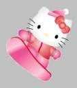 hello kitty snowboard