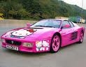 voiture de hello kitty