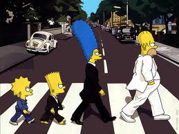 Les simpsons en mode beatles