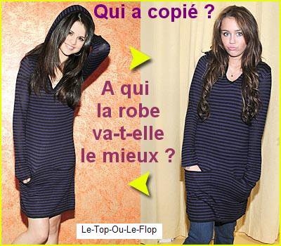 Miley la star Selena la belle fille