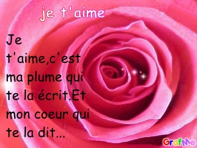 je t'aime