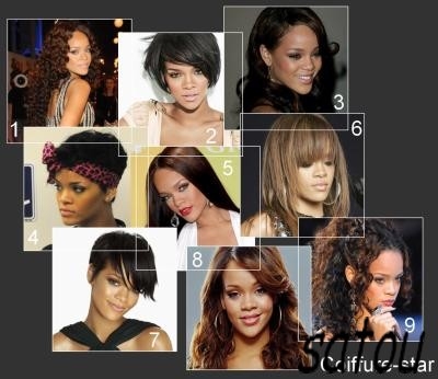 rihanna coiffure