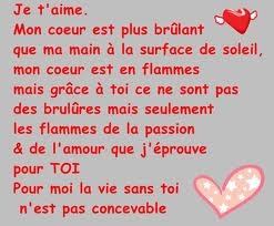 poeme d amour