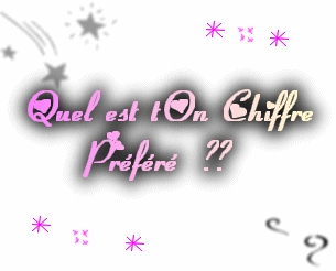 chiffre prefere