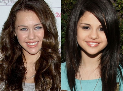 maley cyrus  avec   selena     gomez