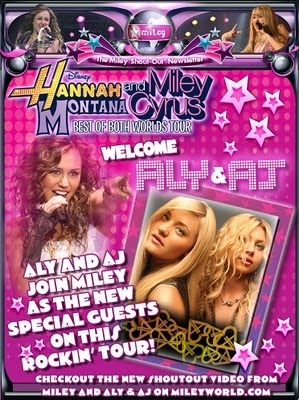 miley cyrus avec aly et aj