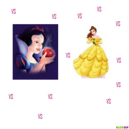 blanche neige vs belle