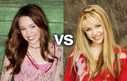 hannah montana vs miley cyrus