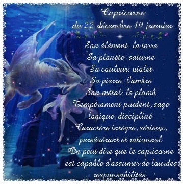 signe astrologique ('capricorne)