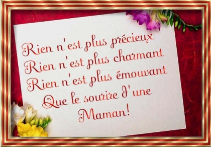 pome pour maman.....