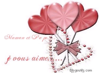 pour maman et papa........