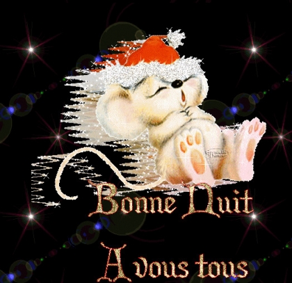 bonne nuit a tous........