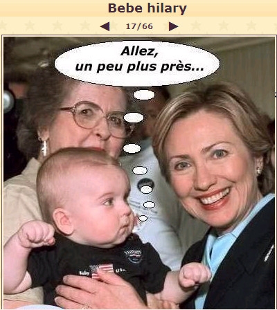 un bb qui donne des coup de point.......