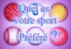 Quel est votre sport prfre?