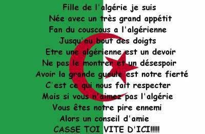 Pome de mon pays l'algerie