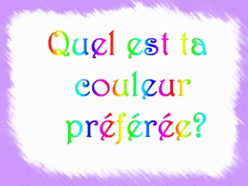 Votre couleur prfr 