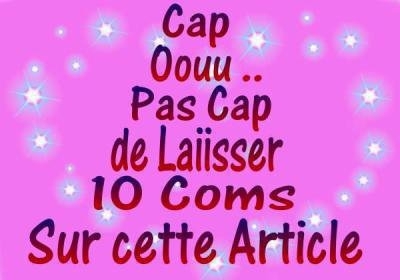            Cap? 10 COMMS SUR 1 ARTICLES?