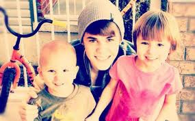 justin biber  et ses enfants