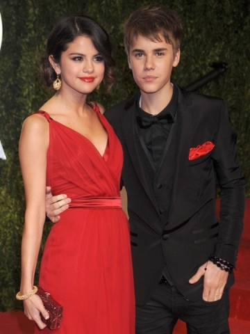 selena gomez et justin biebern poser ensemble