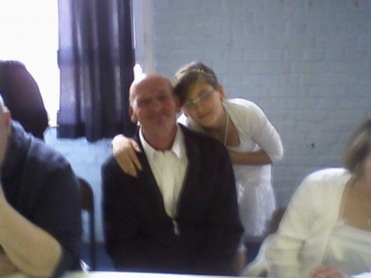 mon papie et ma grande couz que j aime