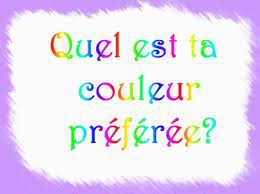 QUEL EST TA COULEUR PREFERE